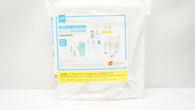 Medline URO175816S Urology Layer Foley Tray w/Select Silicone Cath. 16Fr x 10mL
